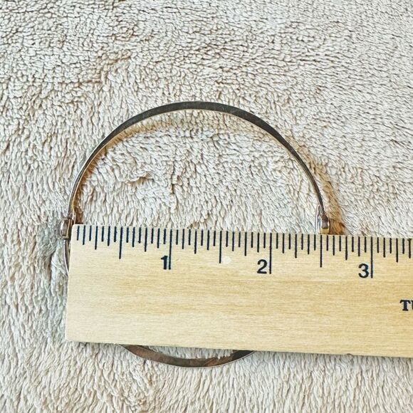 Vintage Rebecca Norman Pink Tourmaline Sterling Silver Bangle Bracelet - Picture 13 of 13